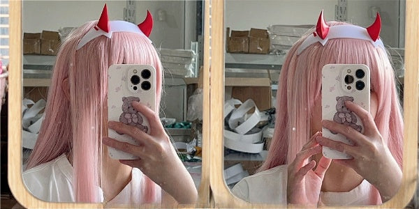 Darling in The Franxx Zero Two Wig Cosplay