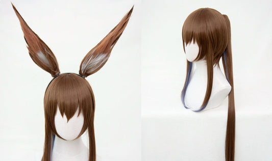 ARKNIGHTS Amiya Wig Cosplay (no ears)