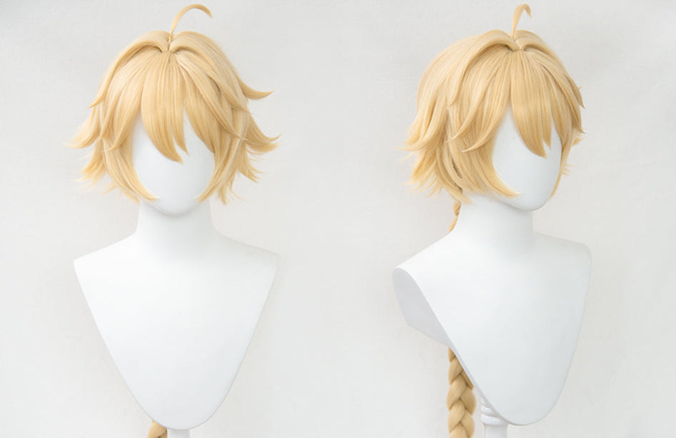 Genshin Impact MC Aether Wig Cosplay