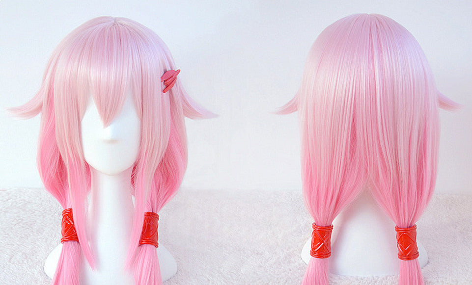 Guilty Crown Inori Yuzuriha Wig Cosplay (with hair decorations)