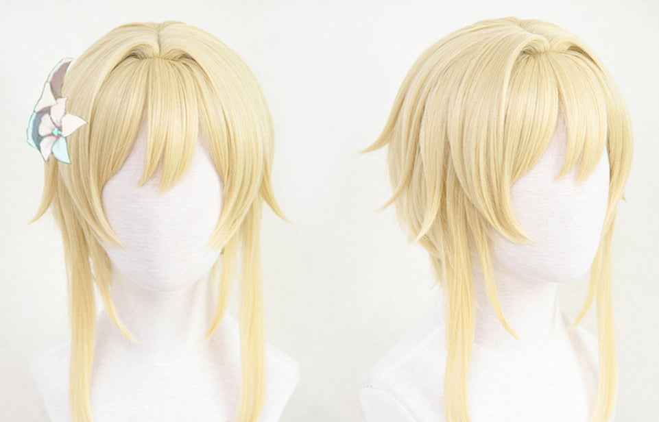 Genshin Impact MC Lumine Wig Cosplay