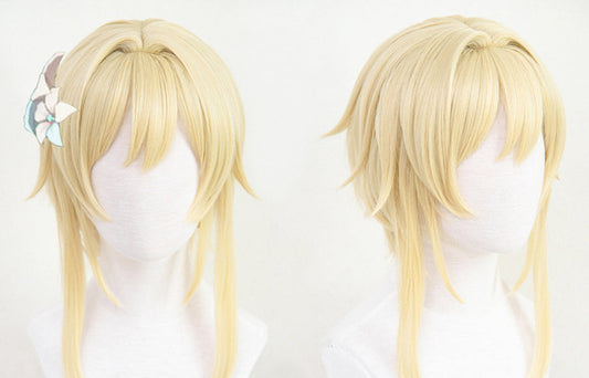 Genshin Impact MC Lumine Wig Cosplay