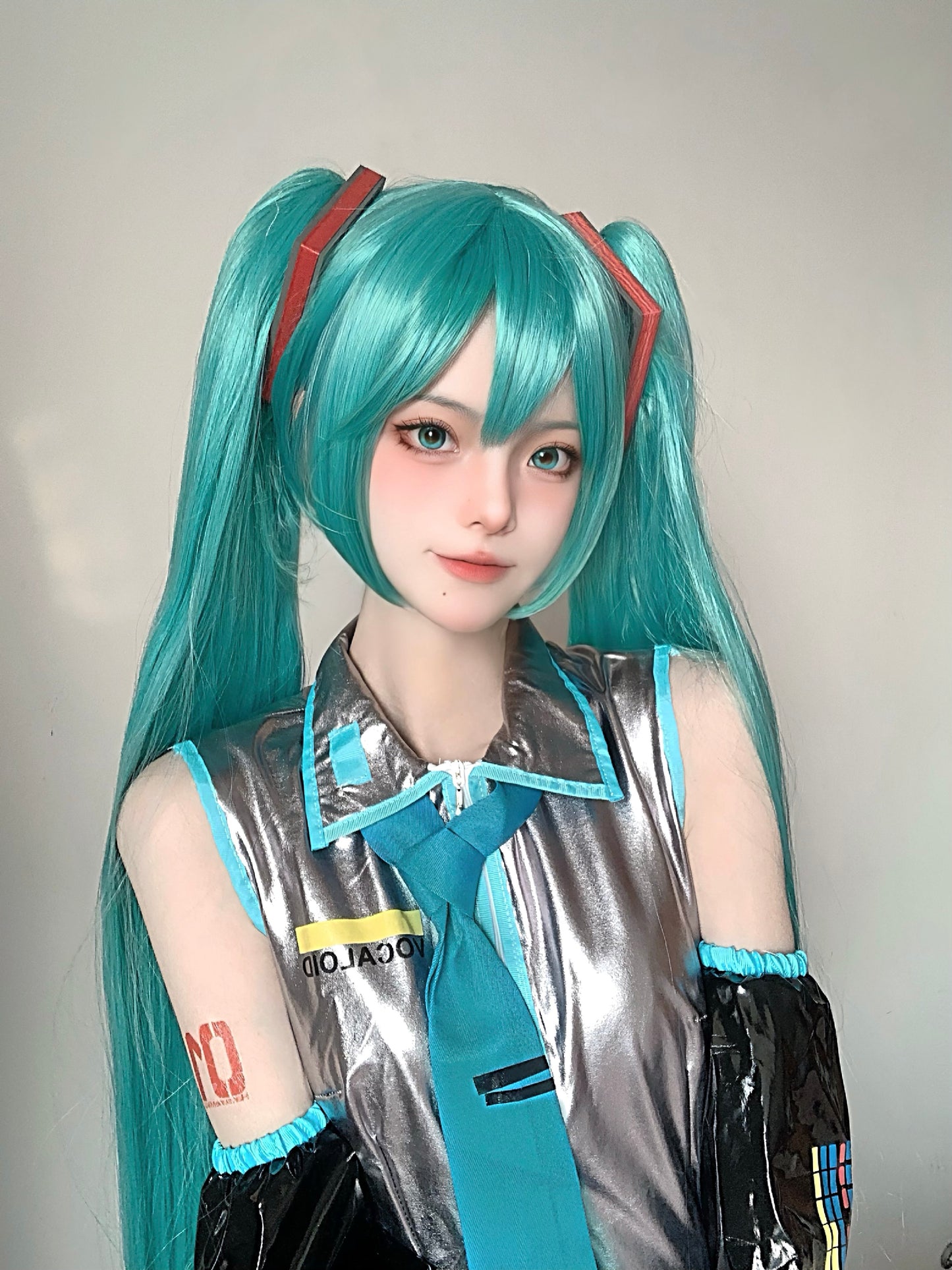 Vocaloid Miku Ponytails Wig Cosplay